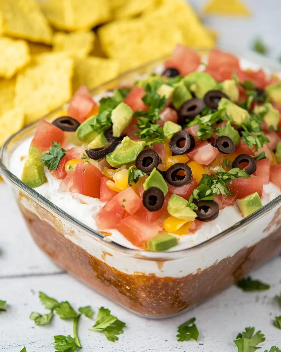 Classic Individual Seven Layer Dip image