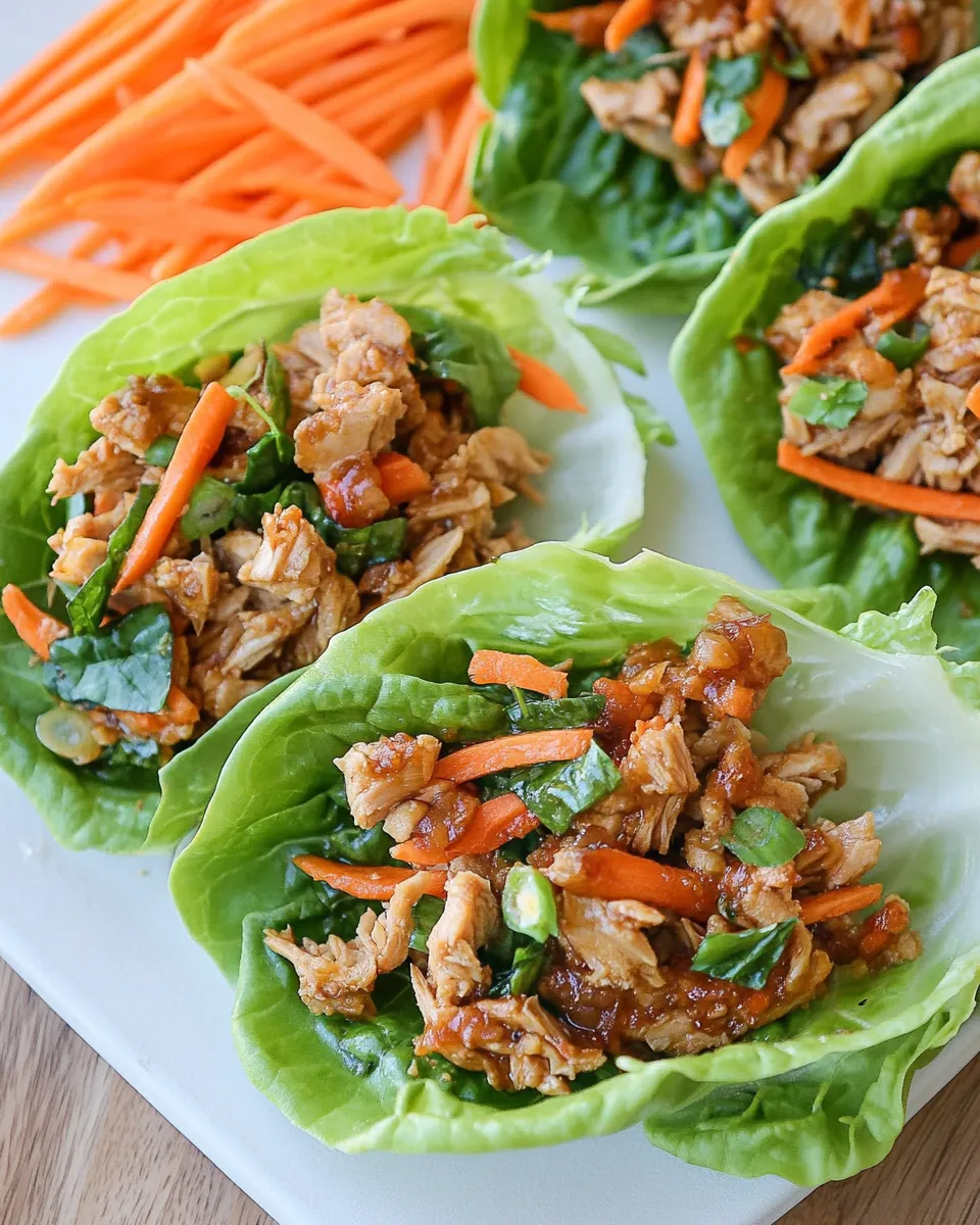 Classic Instant Pot Asian Turkey Lettuce Wraps (Keto, Paleo) image
