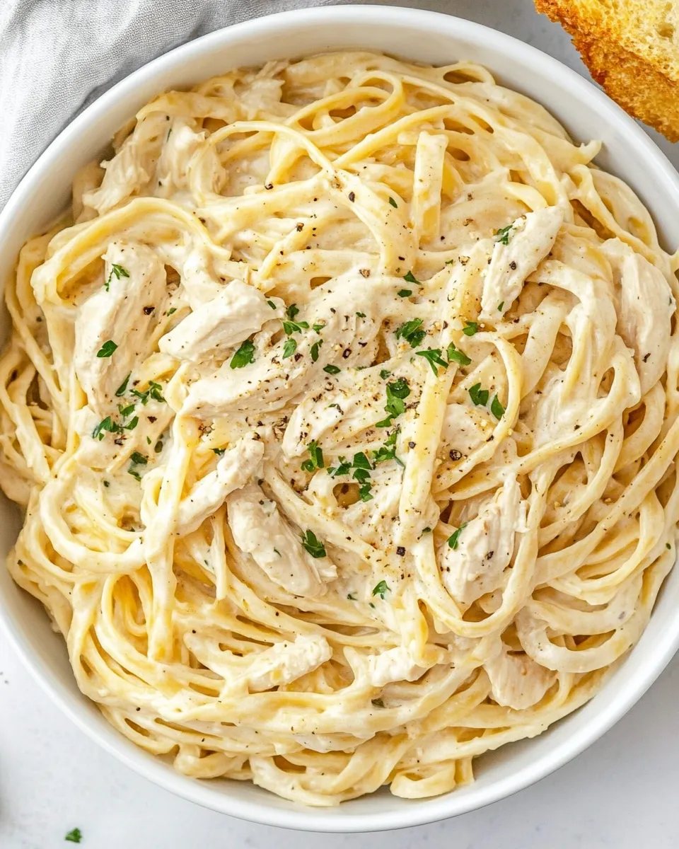 Quick Instant Pot Chicken Alfredo Creamy, Saucy, and Foolproof shot