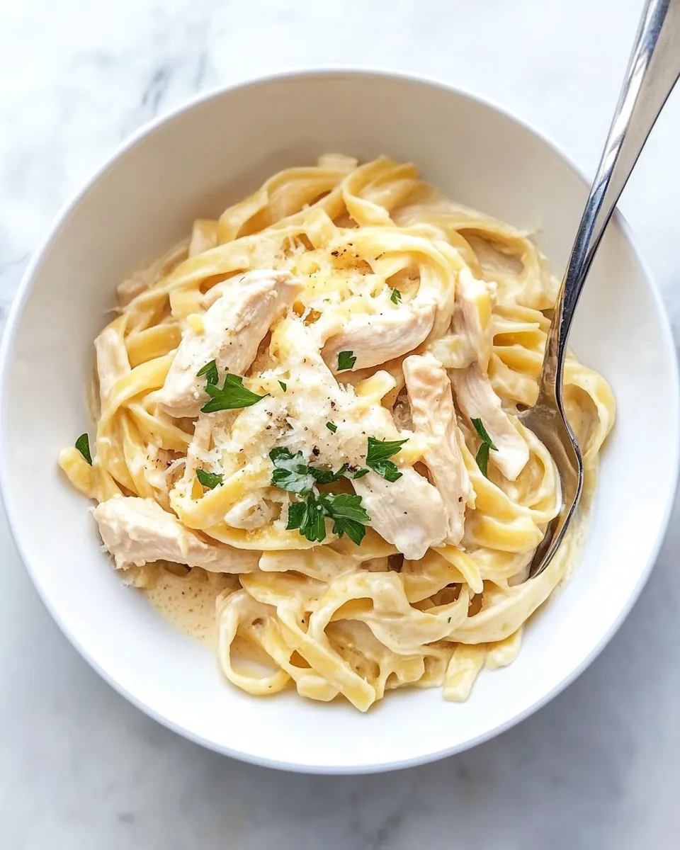Delicious Instant Pot Chicken Alfredo Recipe image