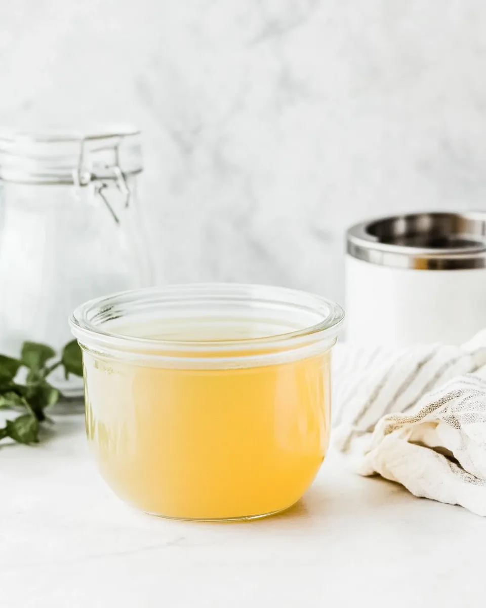 Delicious Instant Pot Chicken Stock shot