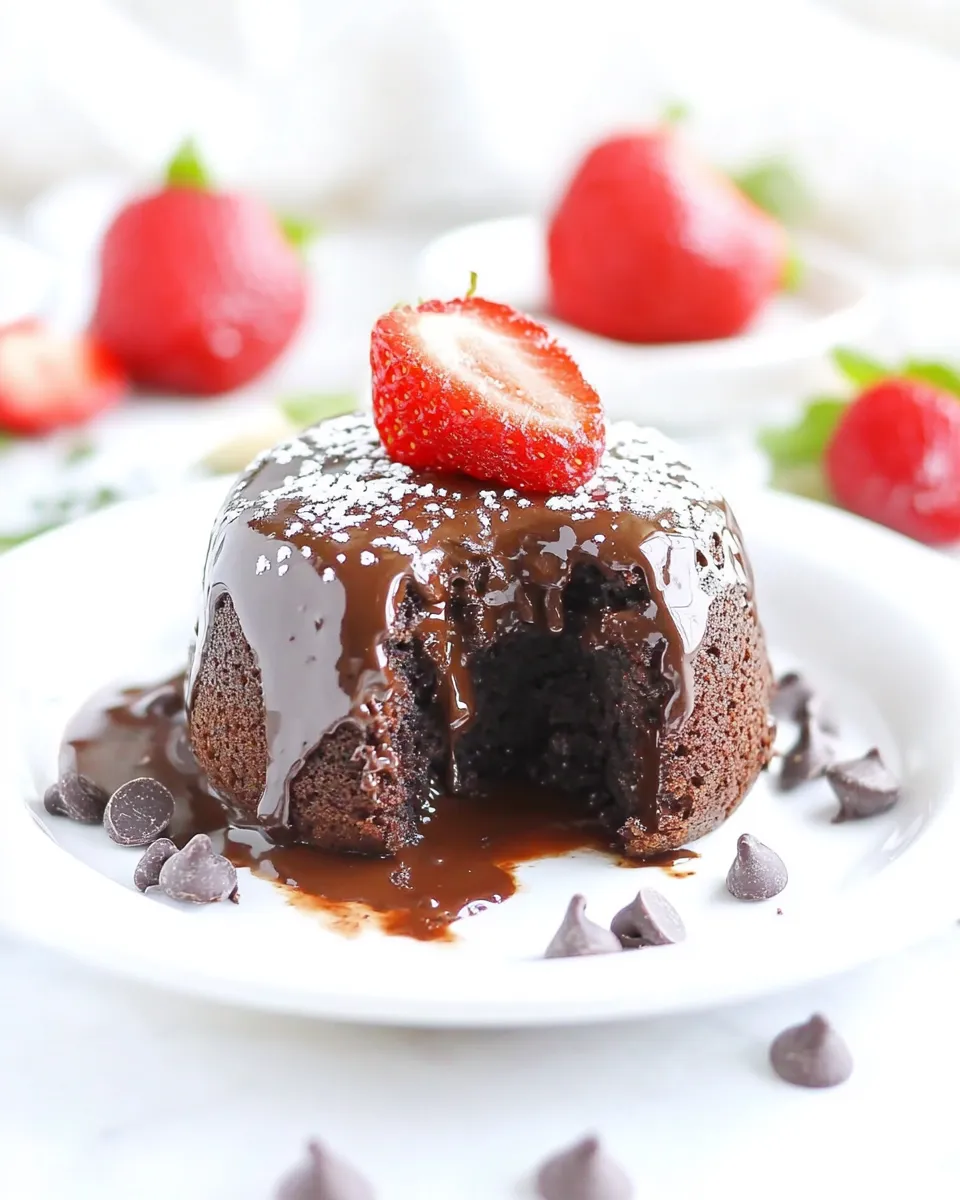 Homemade Instant Pot Chocolate Lava Cake Recipe photo