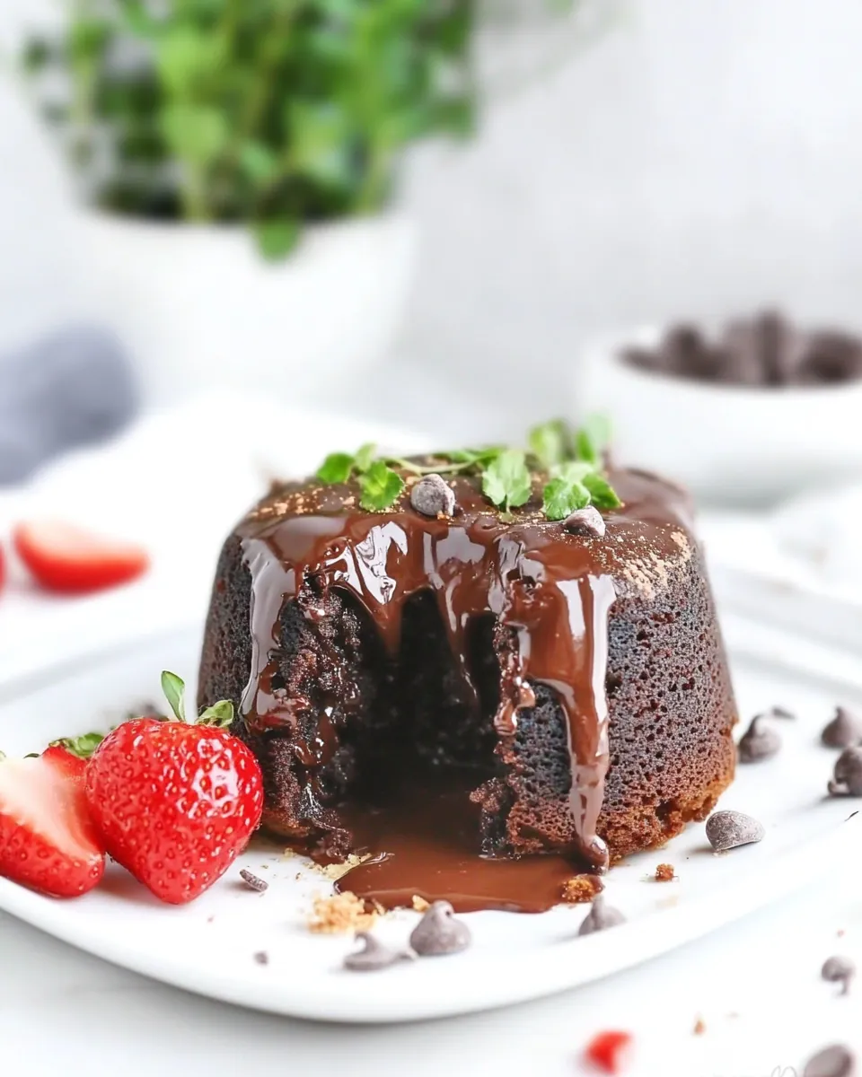 Delicious Instant Pot Chocolate Lava Cake Recipe shot