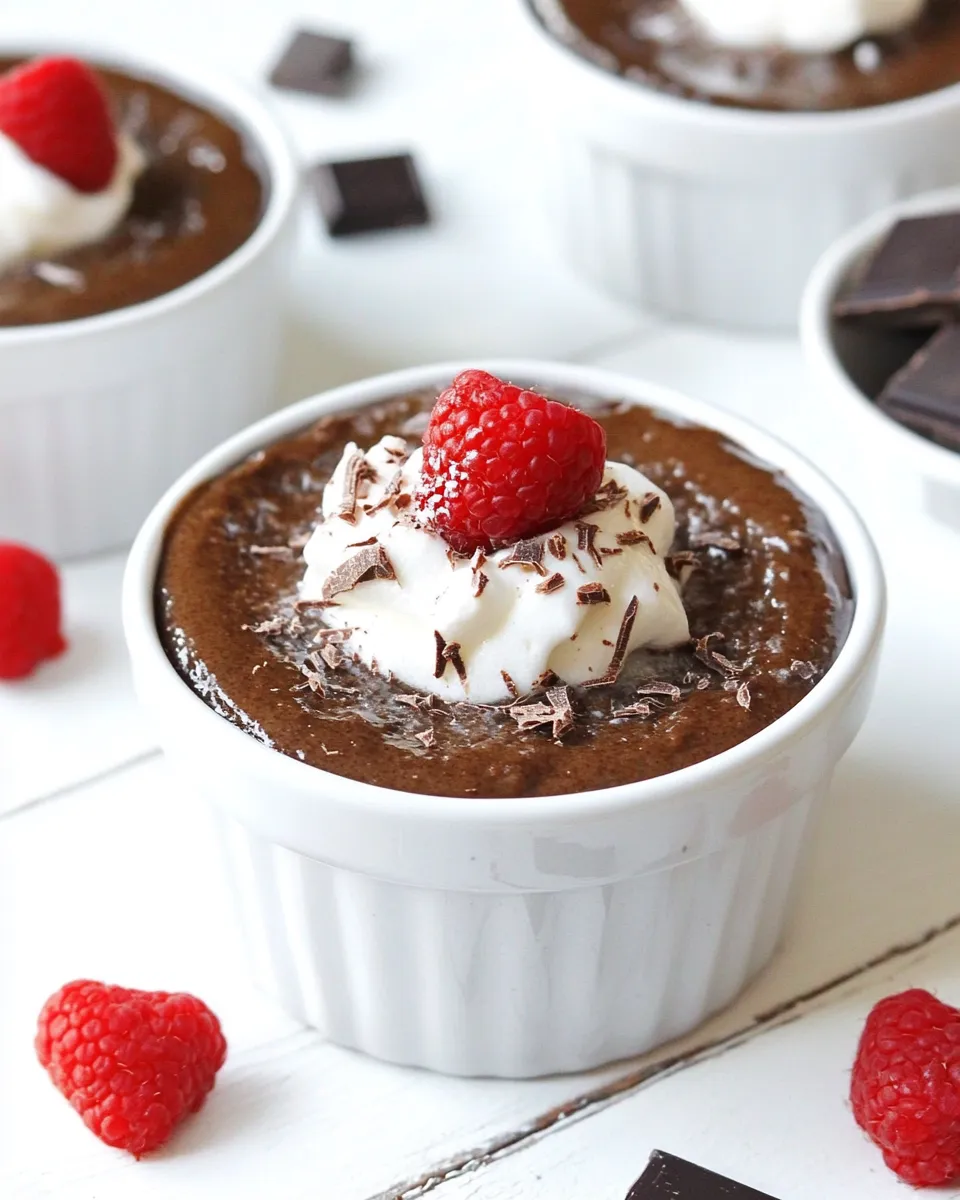 Quick Instant Pot Chocolate Pots De Crme shot