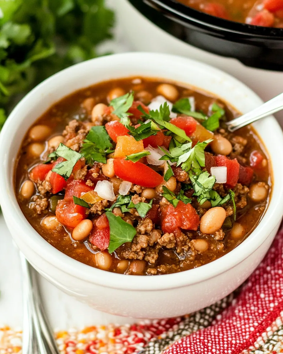 Delicious Instant Pot Pinto Beans with Ground Beef image