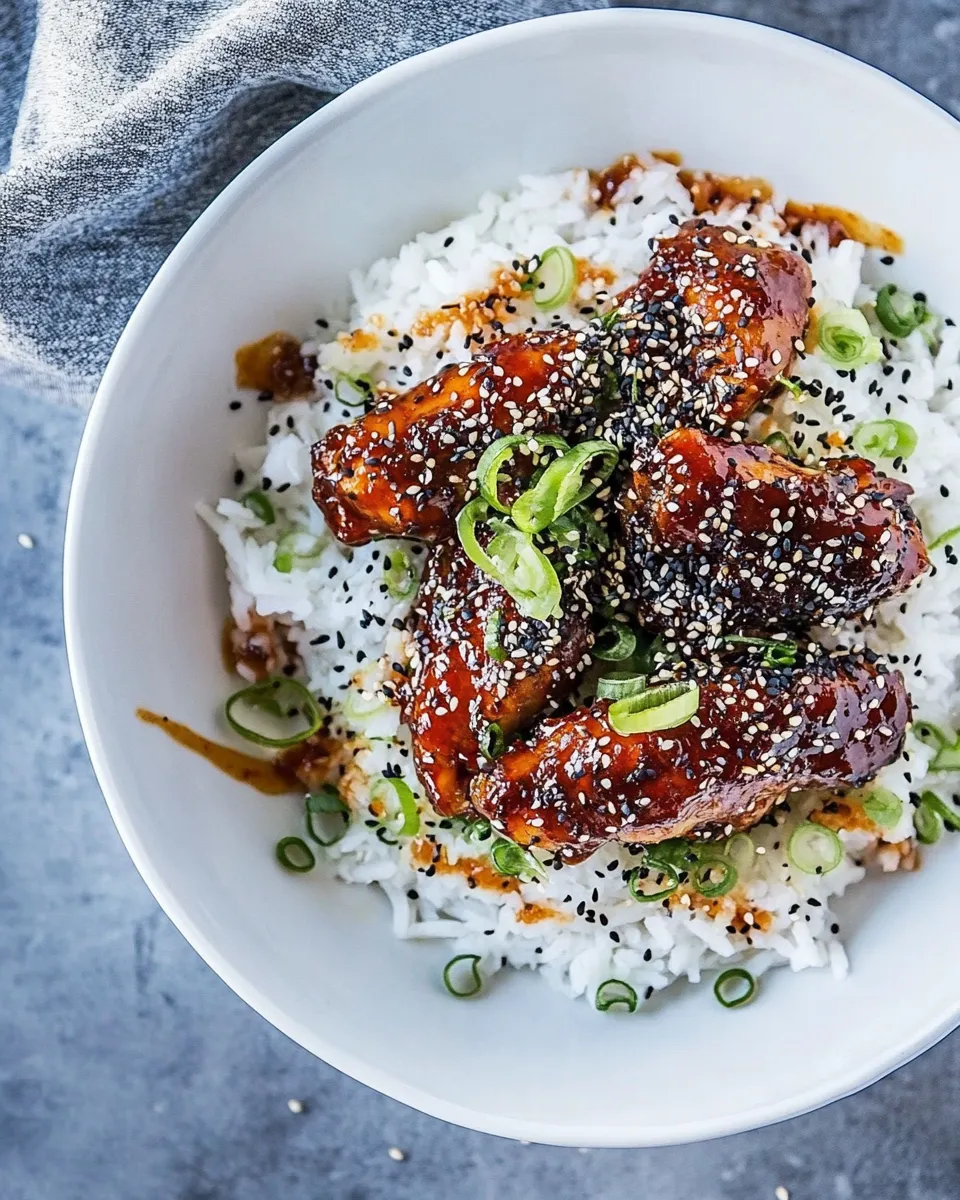 Ultimate Instant Pot Sticky Korean Chicken. recipe image