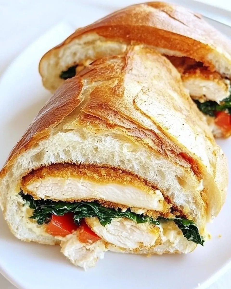 Delicious Italian Chicken Cutlet Sandwiches shot
