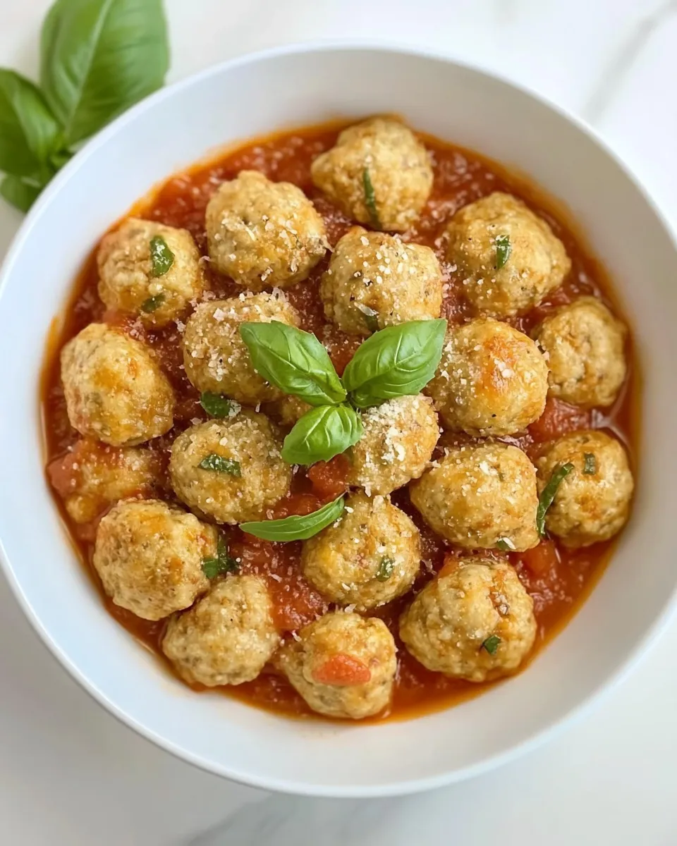Homemade Italian Chicken Meatballs photo