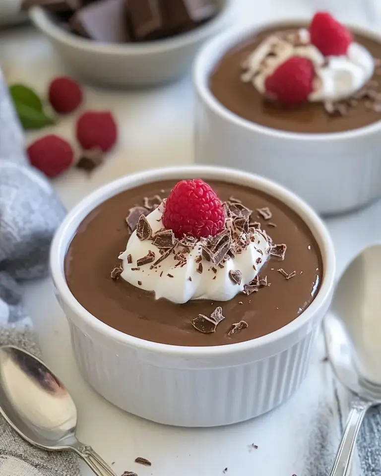 Homemade Italian Chocolate Pudding photo