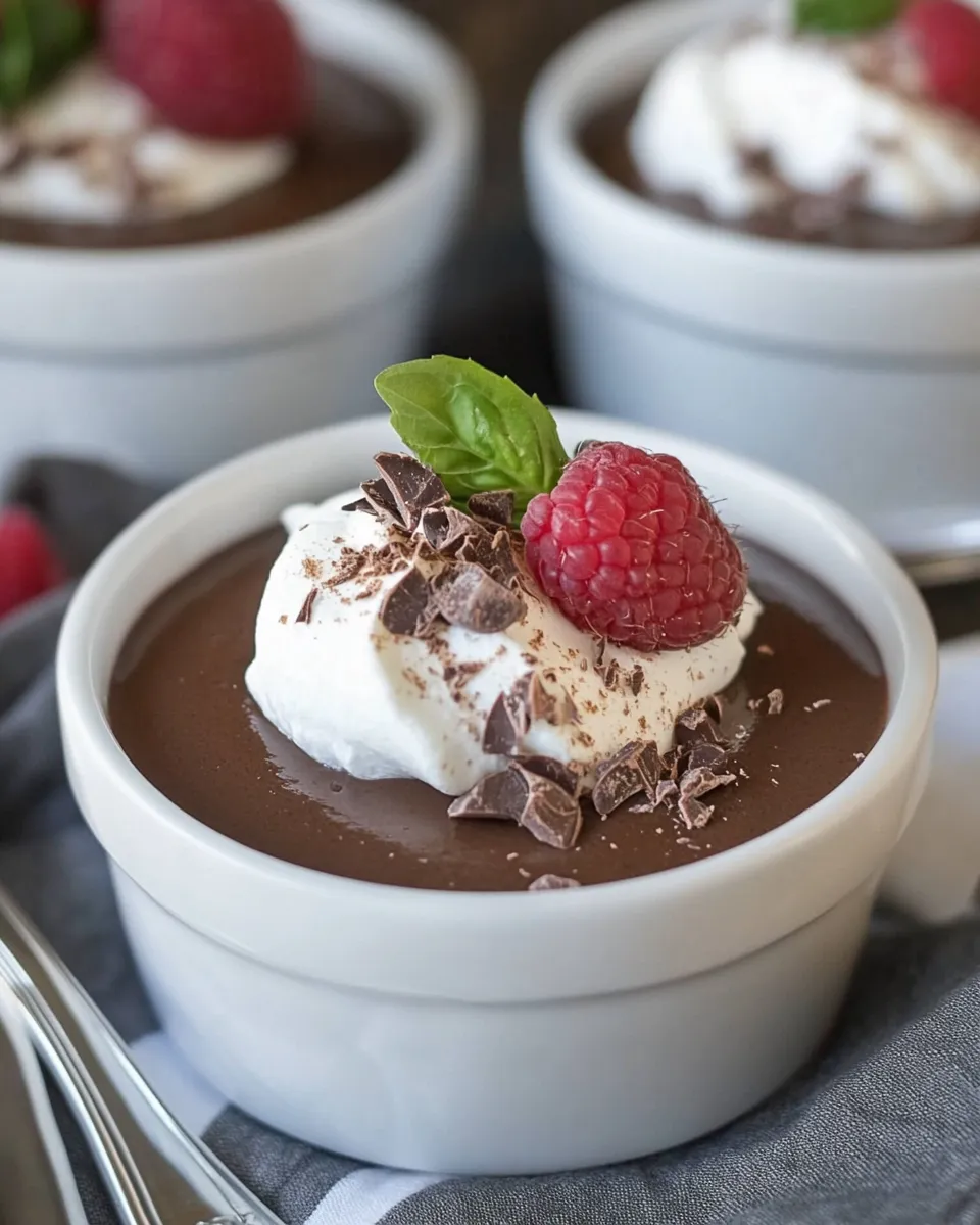 Easy Italian Chocolate Pudding recipe photo