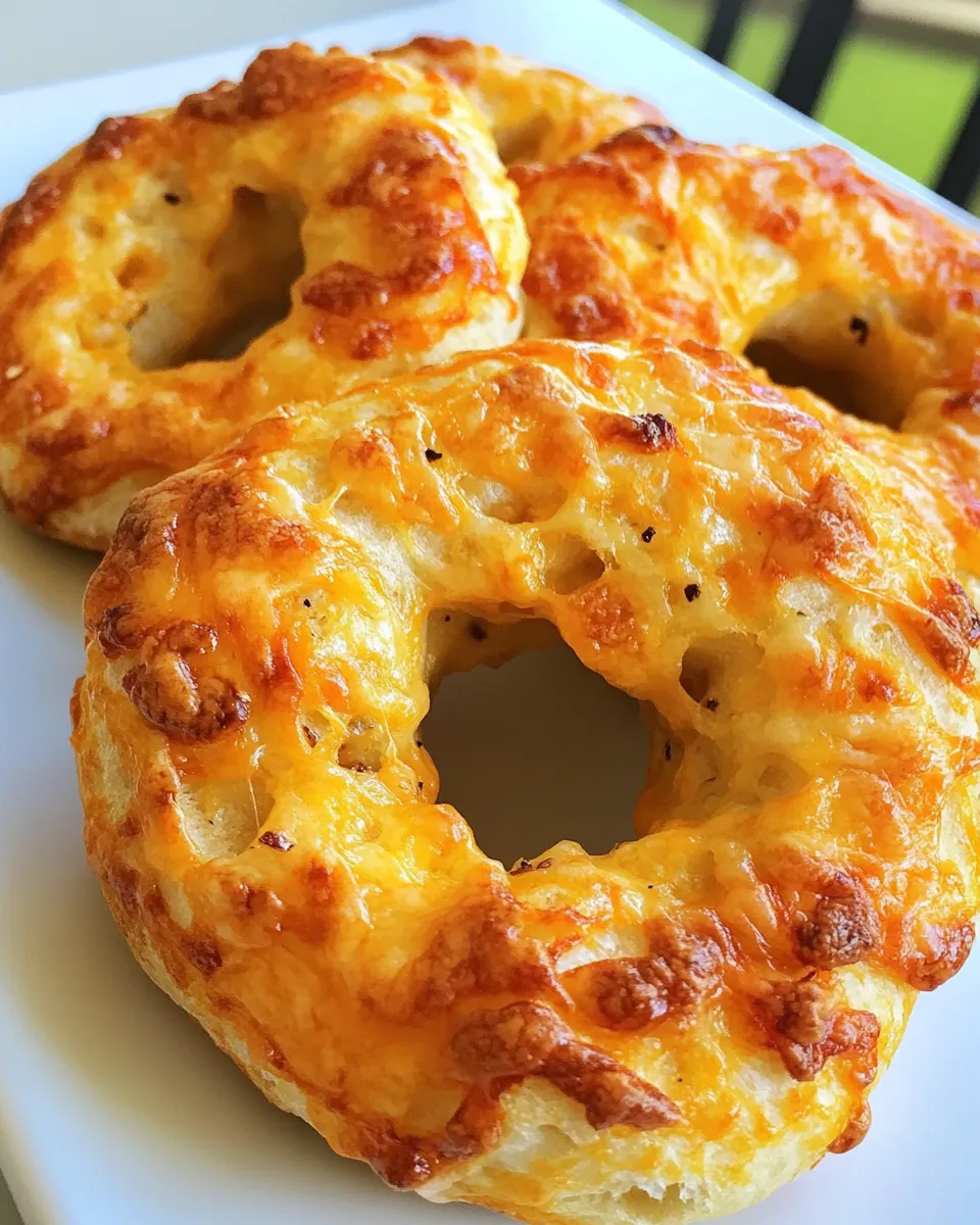 Delicious Jalapeno Cheddar Bagels shot