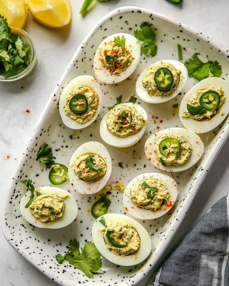 Homemade Jalapeo Deviled Eggs photo