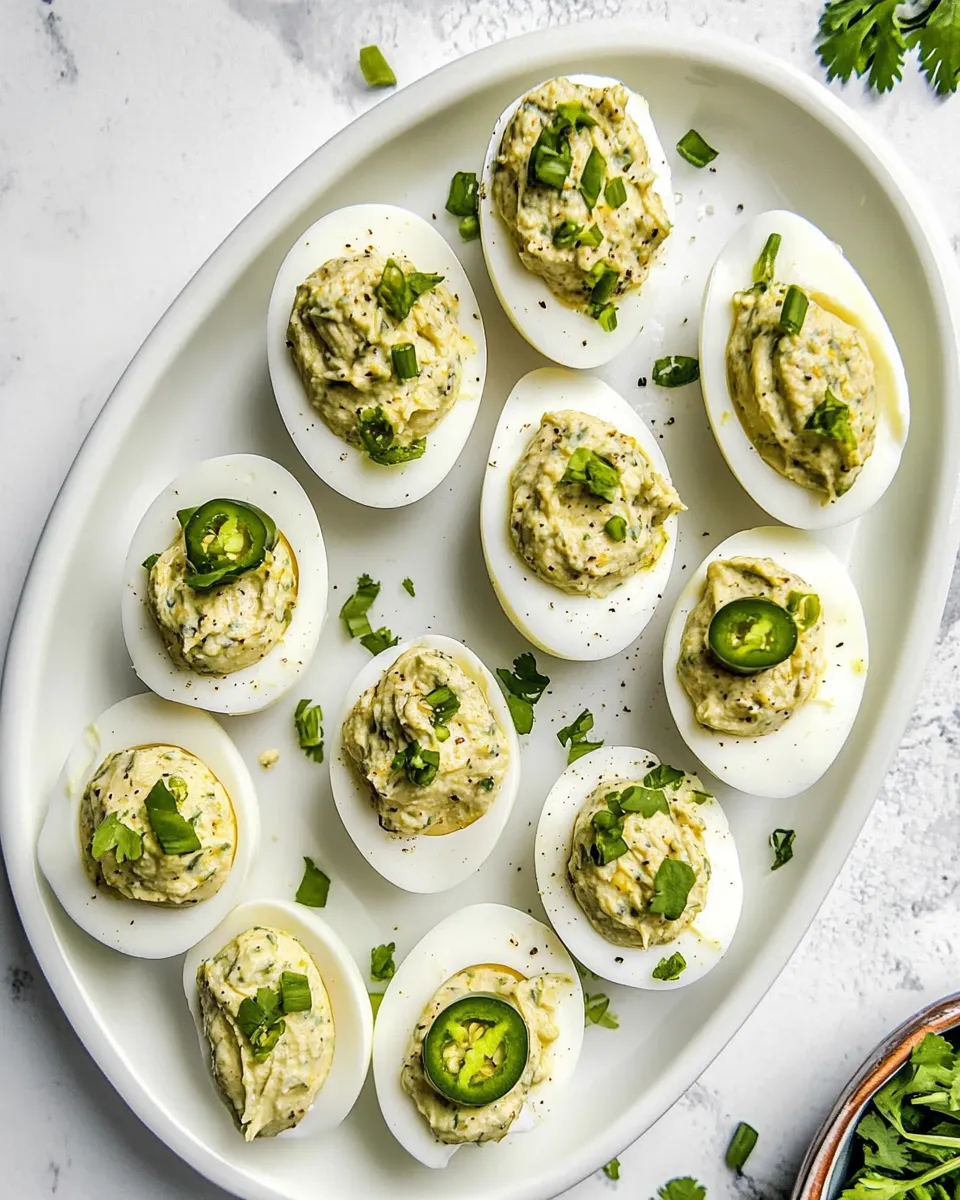 Easy Jalapeo Deviled Eggs recipe photo