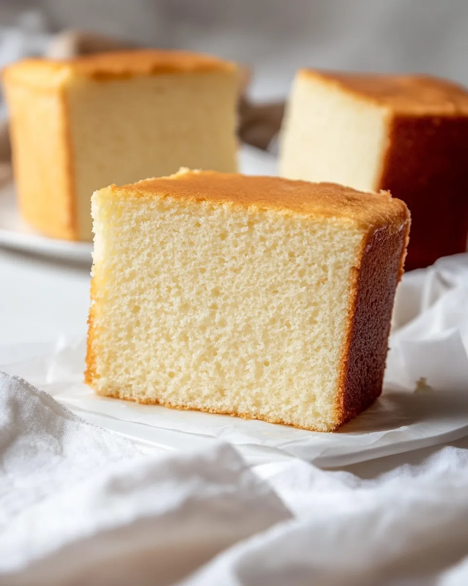 Homemade Japanese Sponge Cake photo
