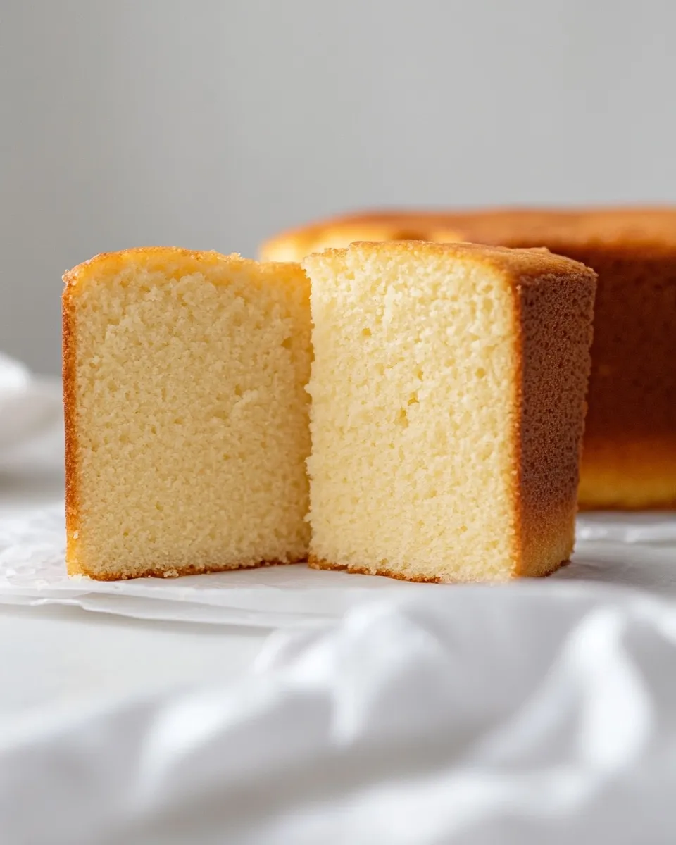 Delicious Japanese Sponge Cake shot