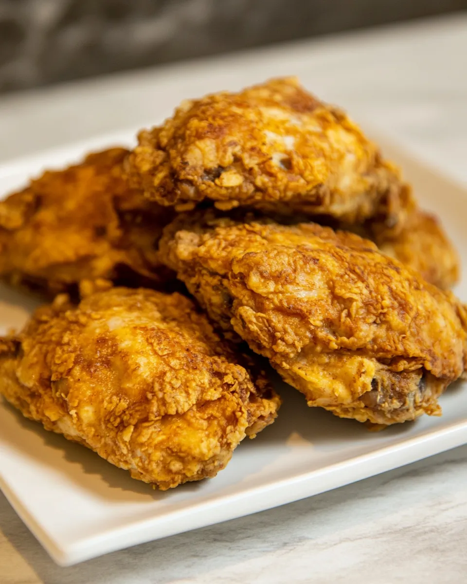 Homemade Juicy Fake Fried Chicken photo