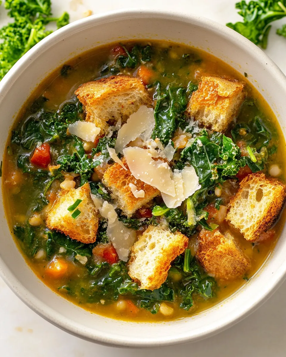 Delicious Kale Soup shot