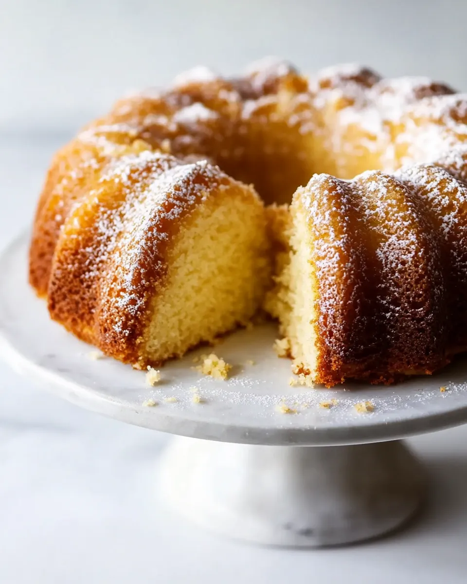 Delicious Kentucky Butter Cake shot