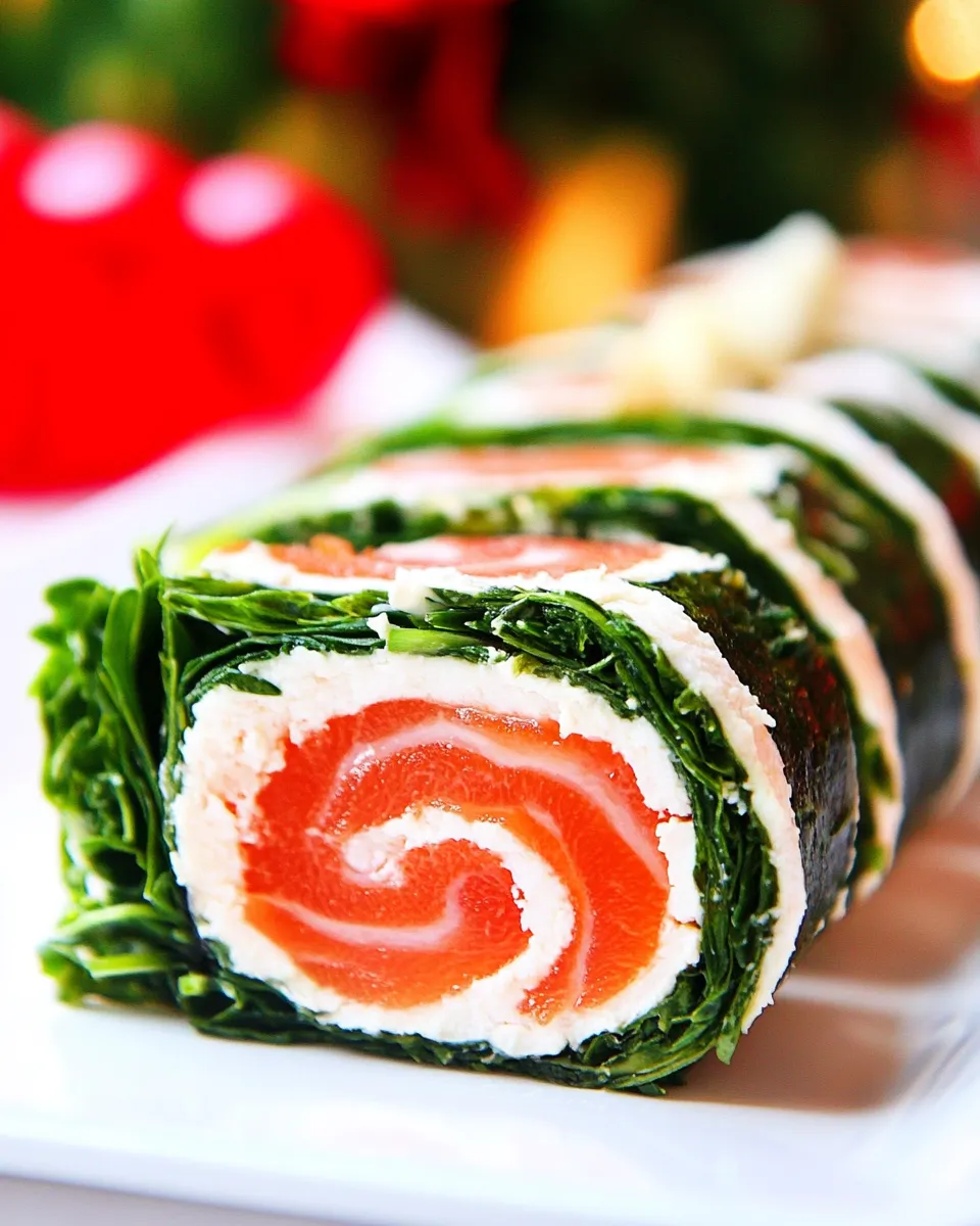 Easy Keto Arugula Salmon Roll recipe photo