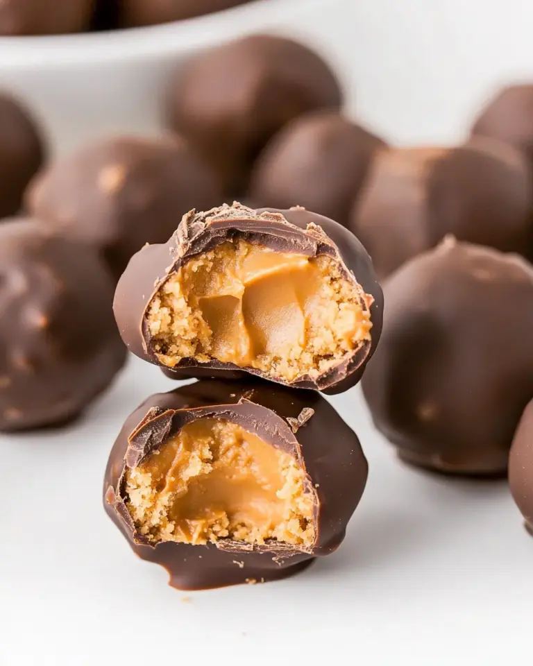 Homemade Keto Chocolate Peanut Butter Balls photo