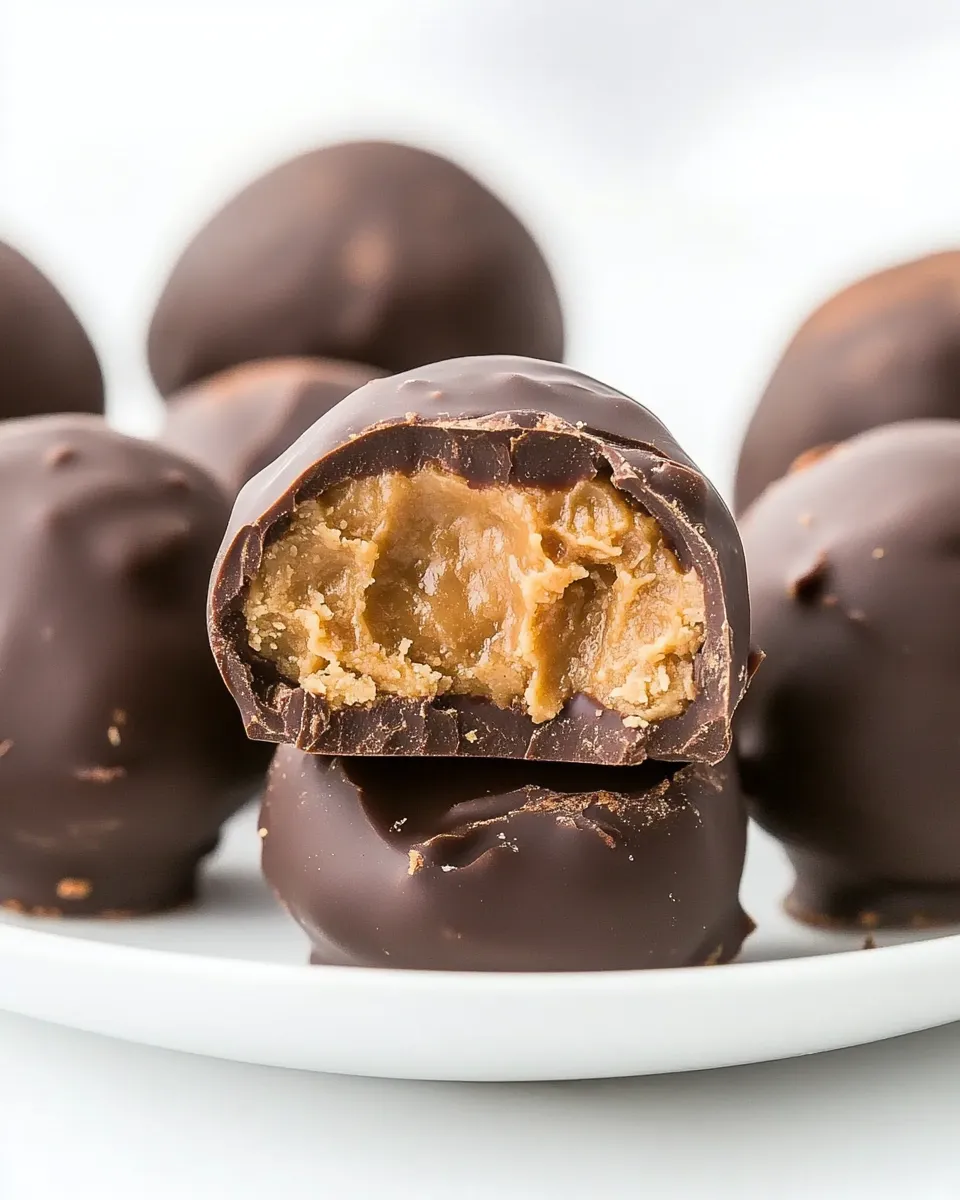 Delicious Keto Chocolate Peanut Butter Balls recipe photo