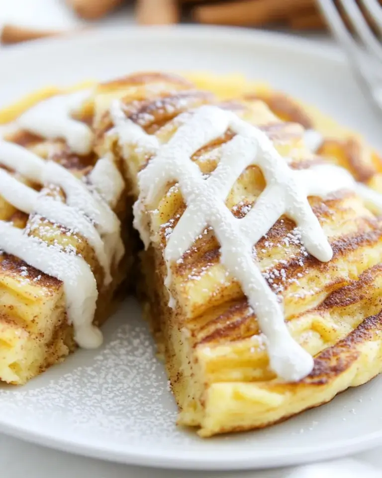 Homemade Keto Cinnamon Roll Pancakes photo