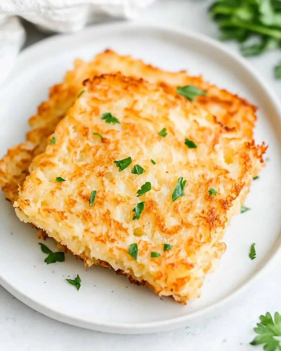 Delicious Keto Hash Browns shot
