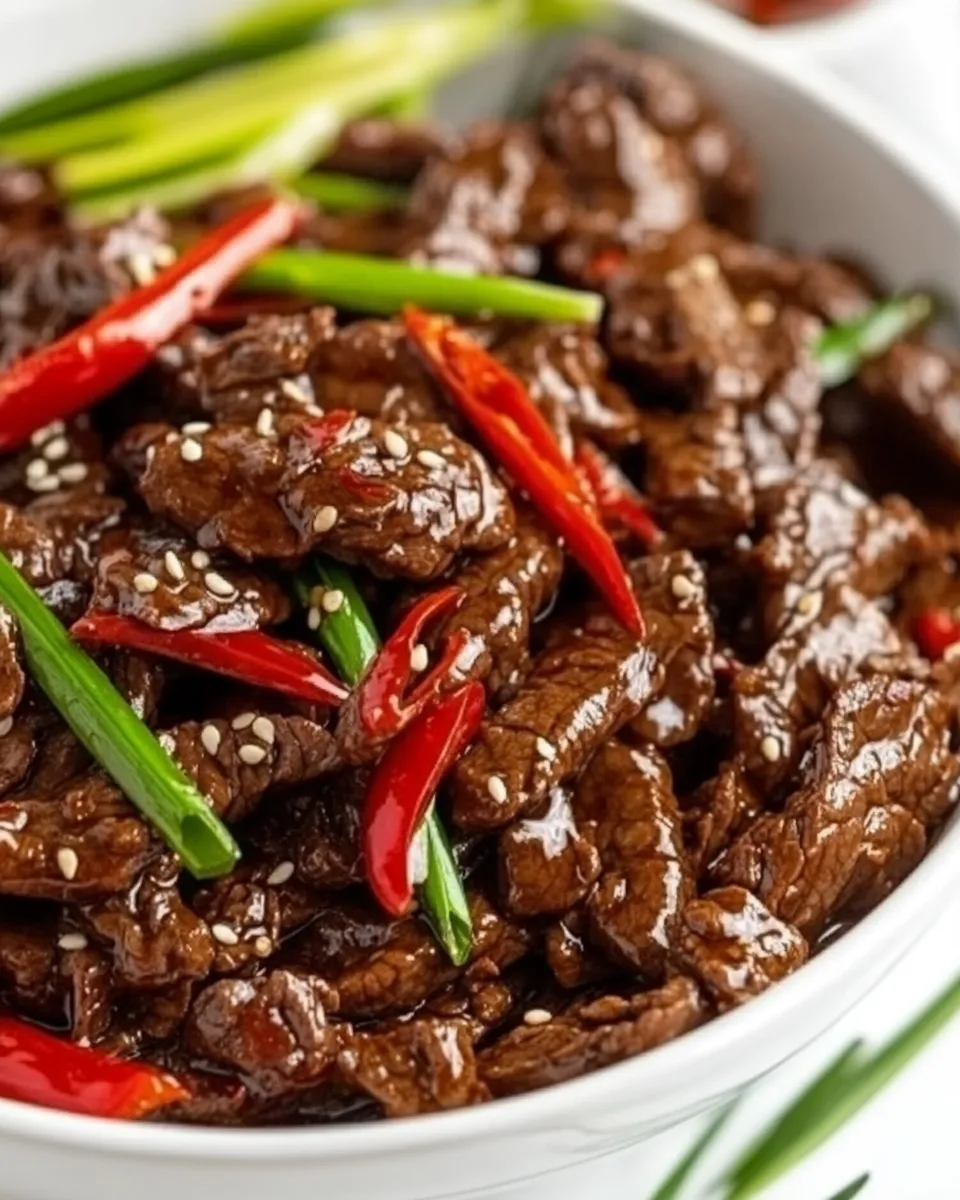 Easy Keto Mongolian Beef recipe photo