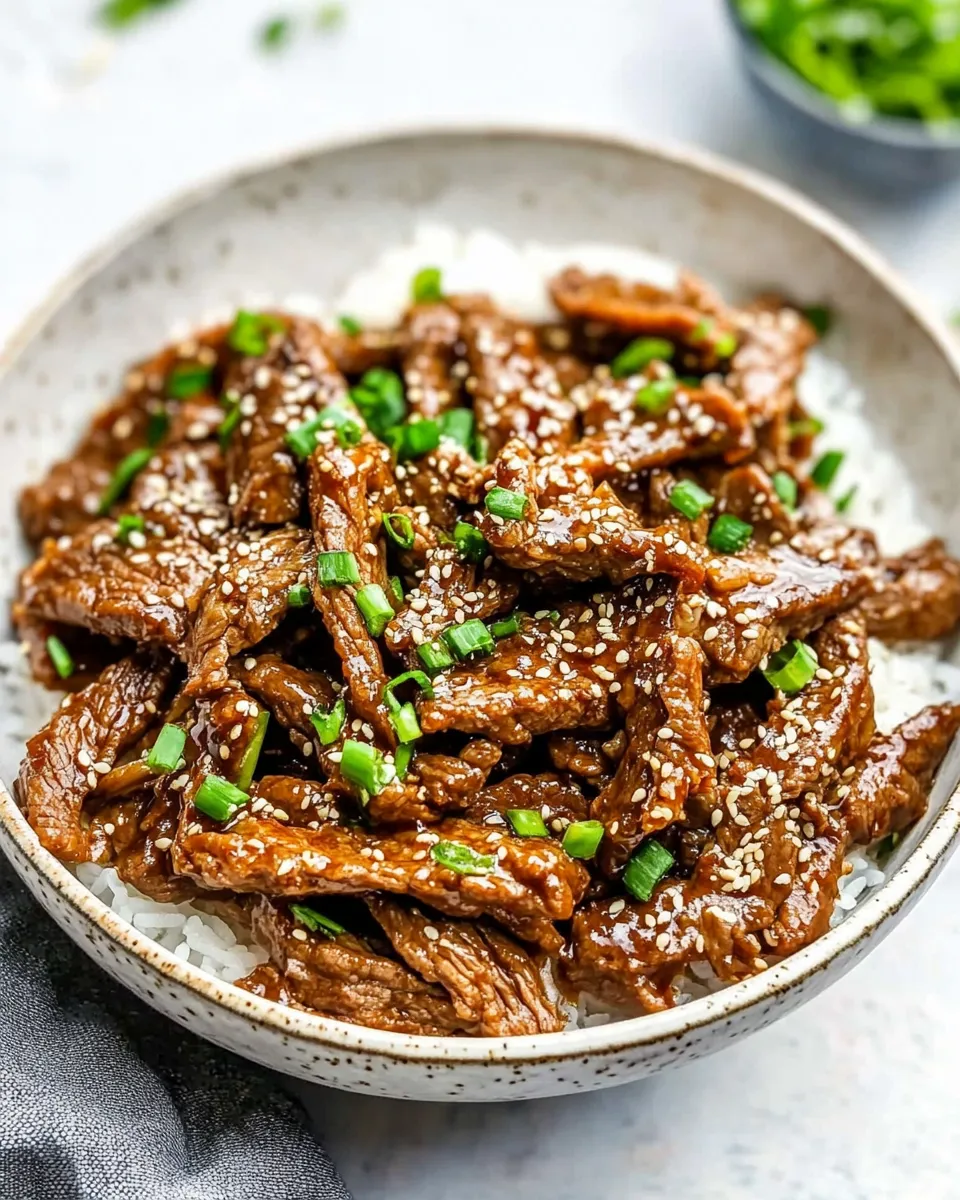 Delicious Korean Beef Bulgogi image