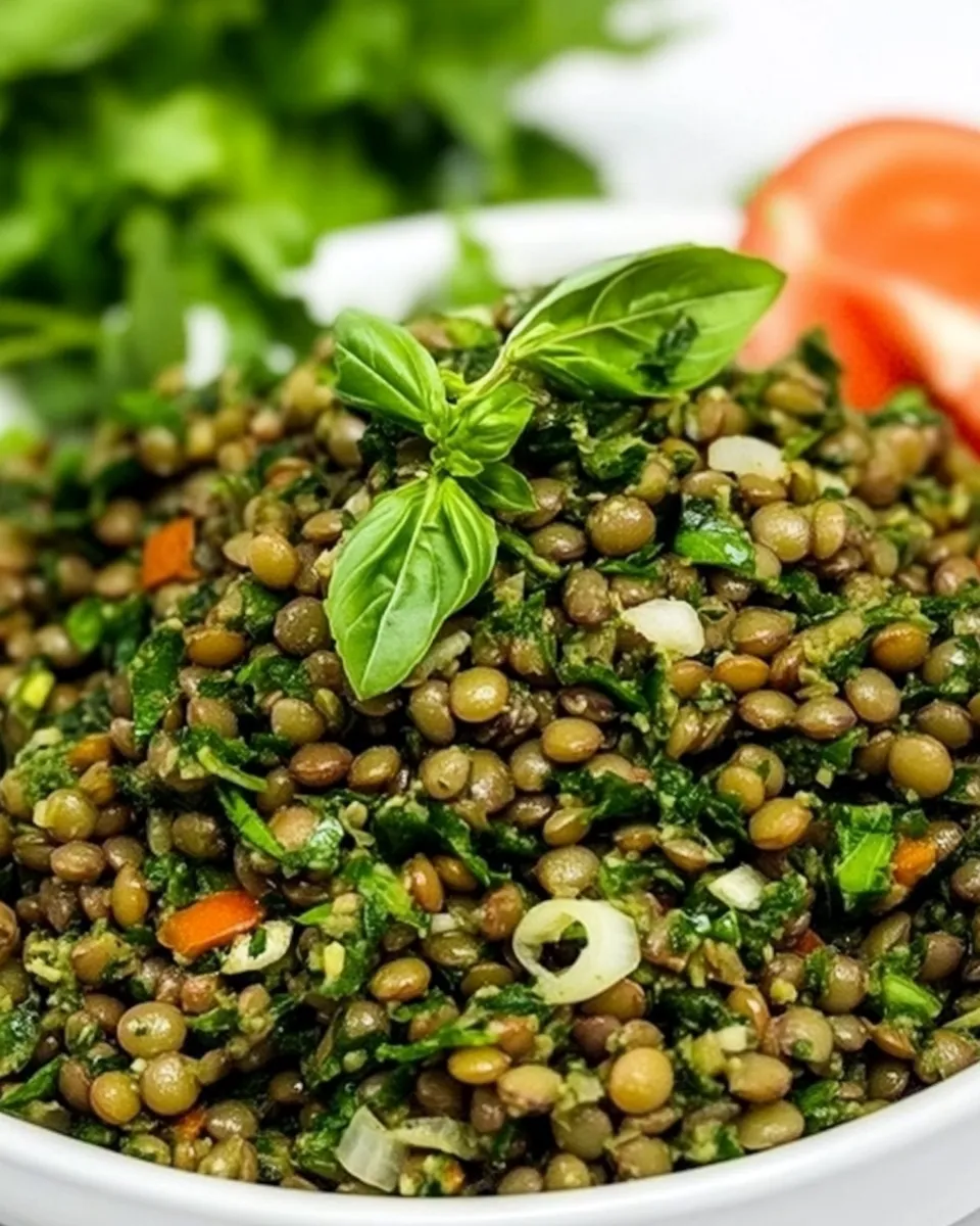 Classic Lebanese Lentil Salad image
