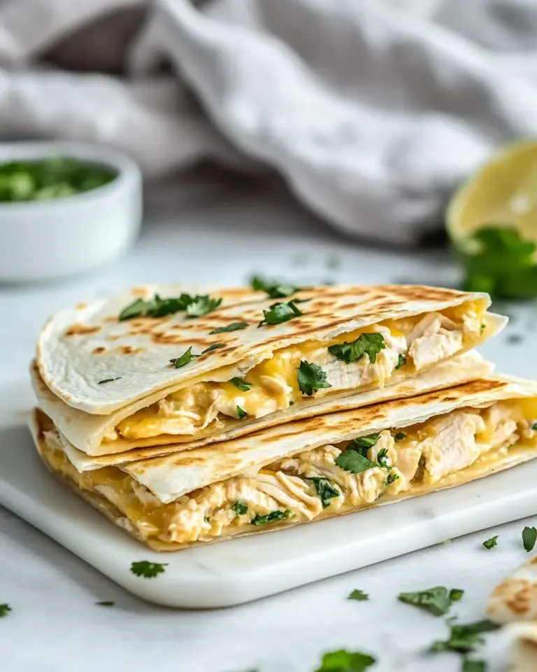 Homemade Leftover Chicken Quesadillas photo