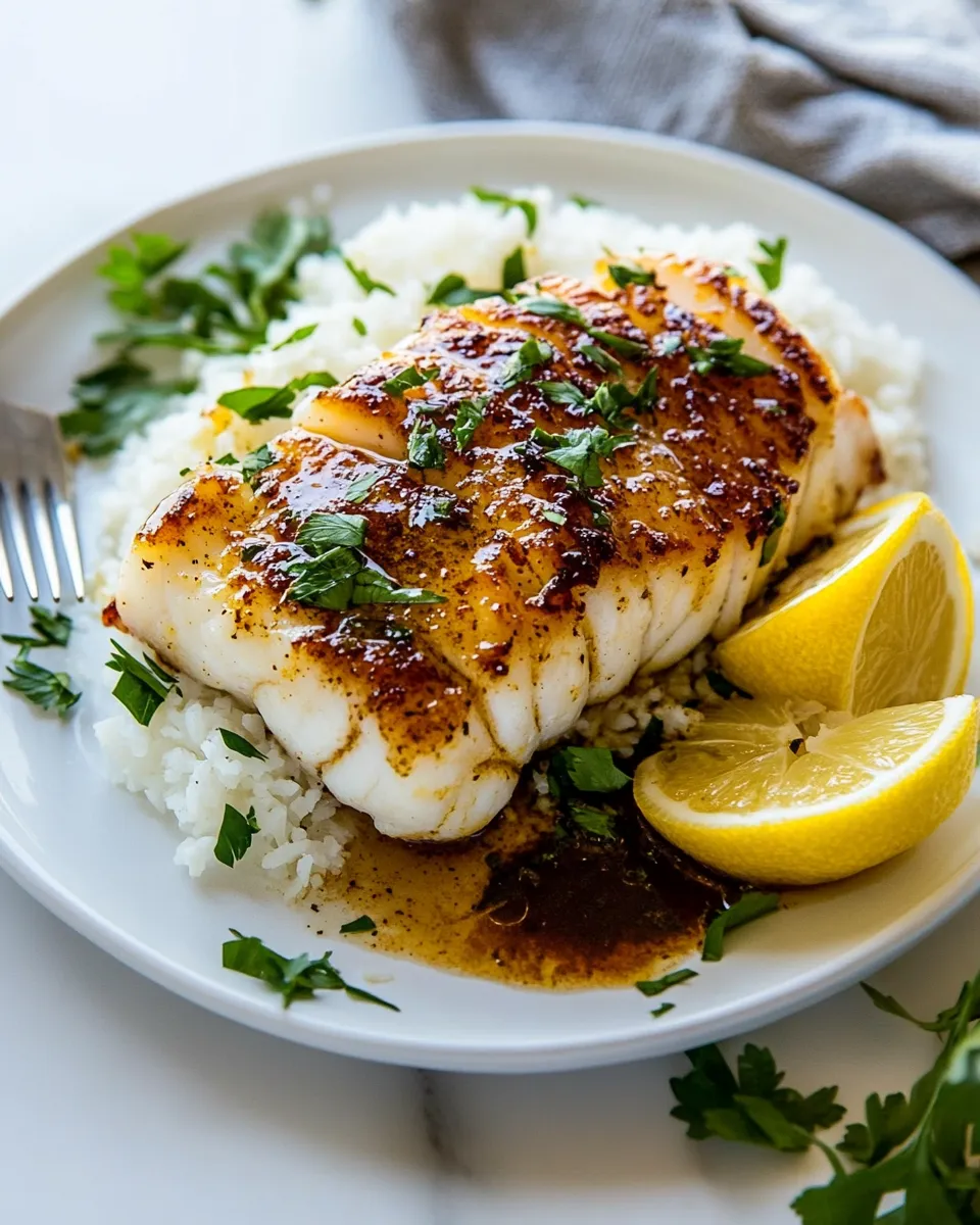 Easy Lemon Butter Cod Recipe photo