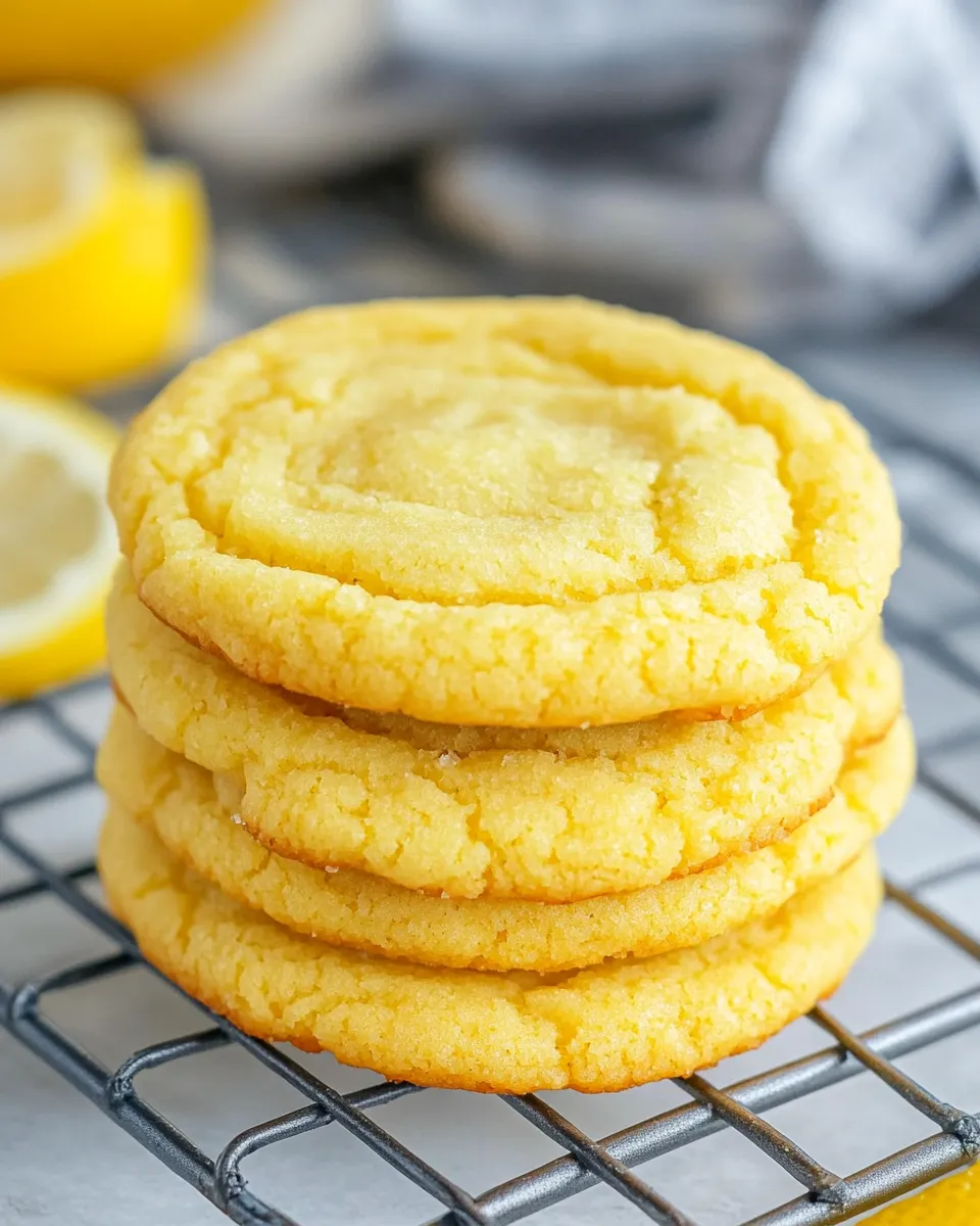Classic Lemon Cream Pudding Cookies image