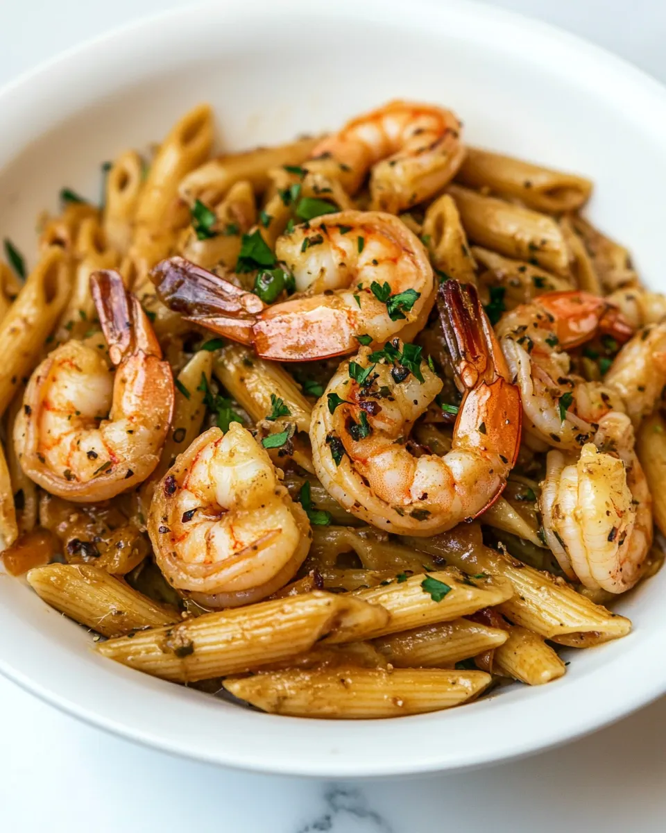 Easy Lemon Garlic Shrimp Pasta recipe photo