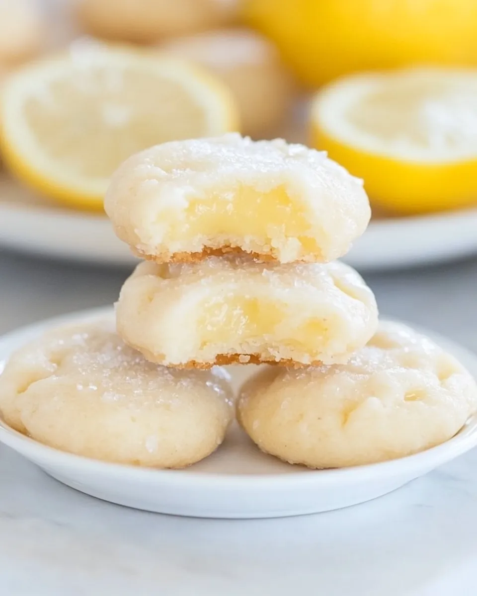 Easy Lemon Meltaway Cookies recipe photo