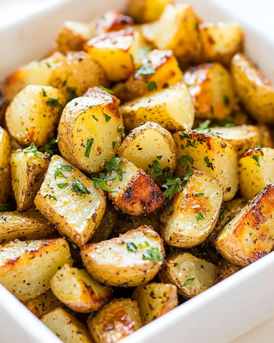Easy Lemon Roasted Potatoes recipe photo