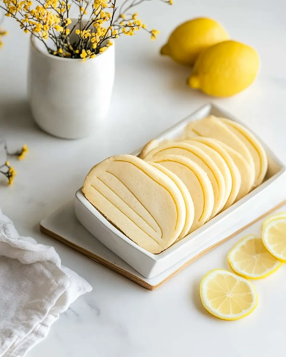 Classic Lemon Shortbread Cookies image