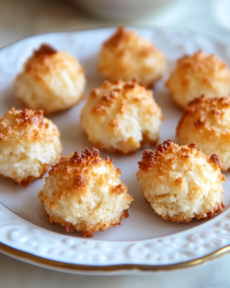 Homemade Lemony Almond Macaroons photo