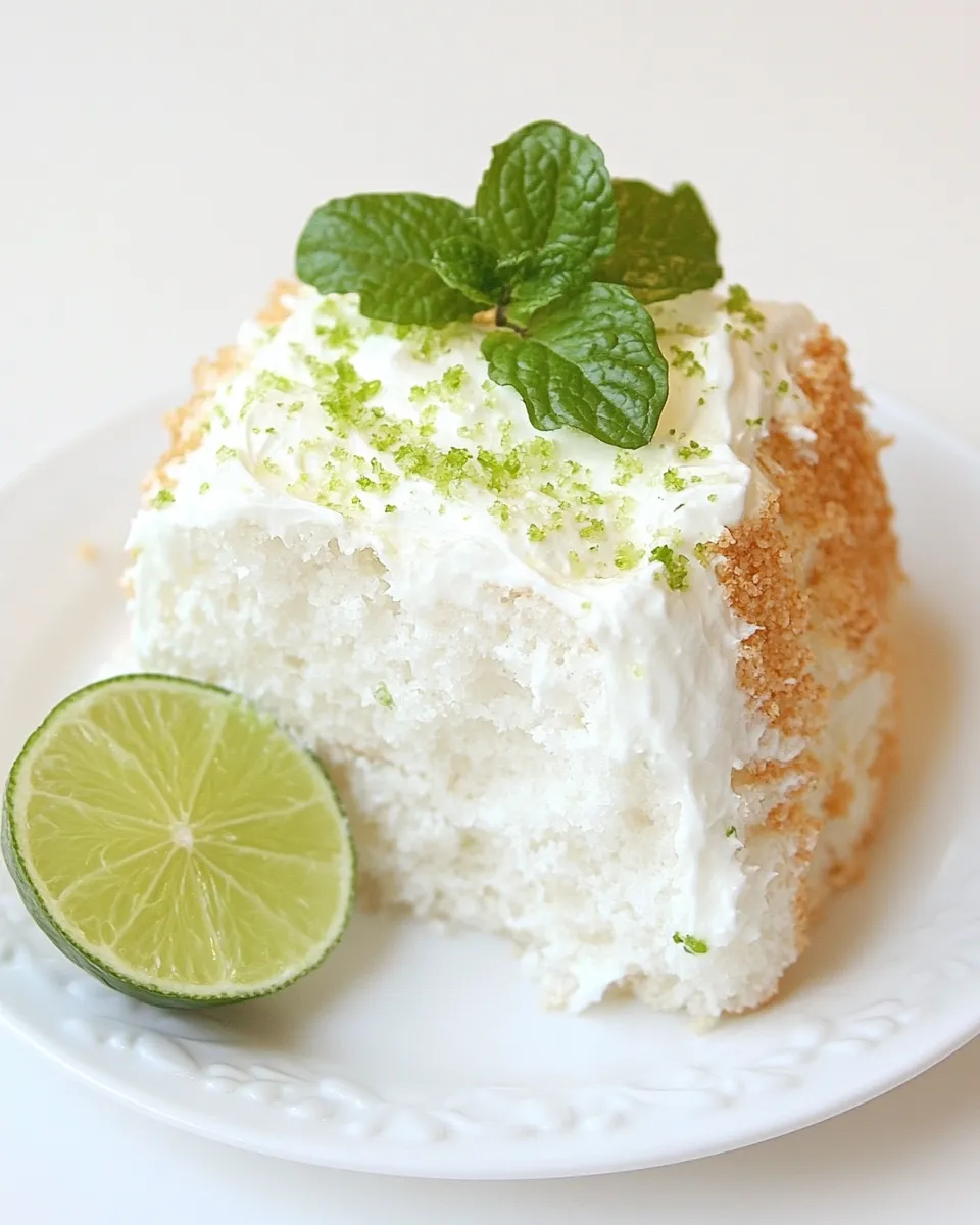 Delicious Lime Angel Food Cake Recipe picture