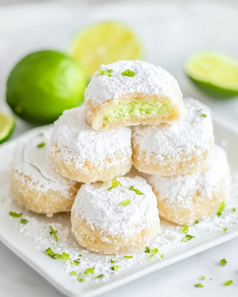 Delicious Lime Meltaways shot