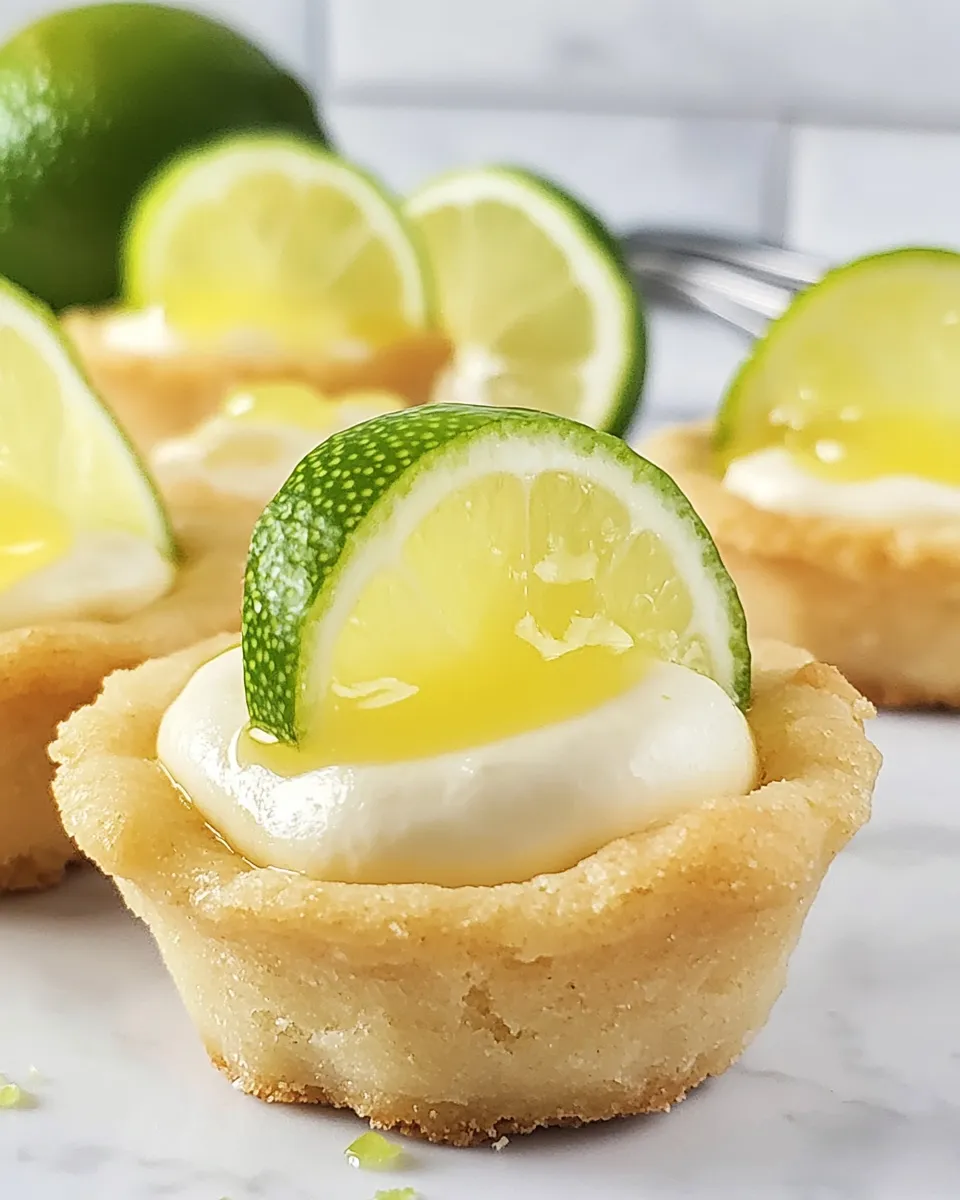 Homemade Lime Tarts Cookie Cups photo