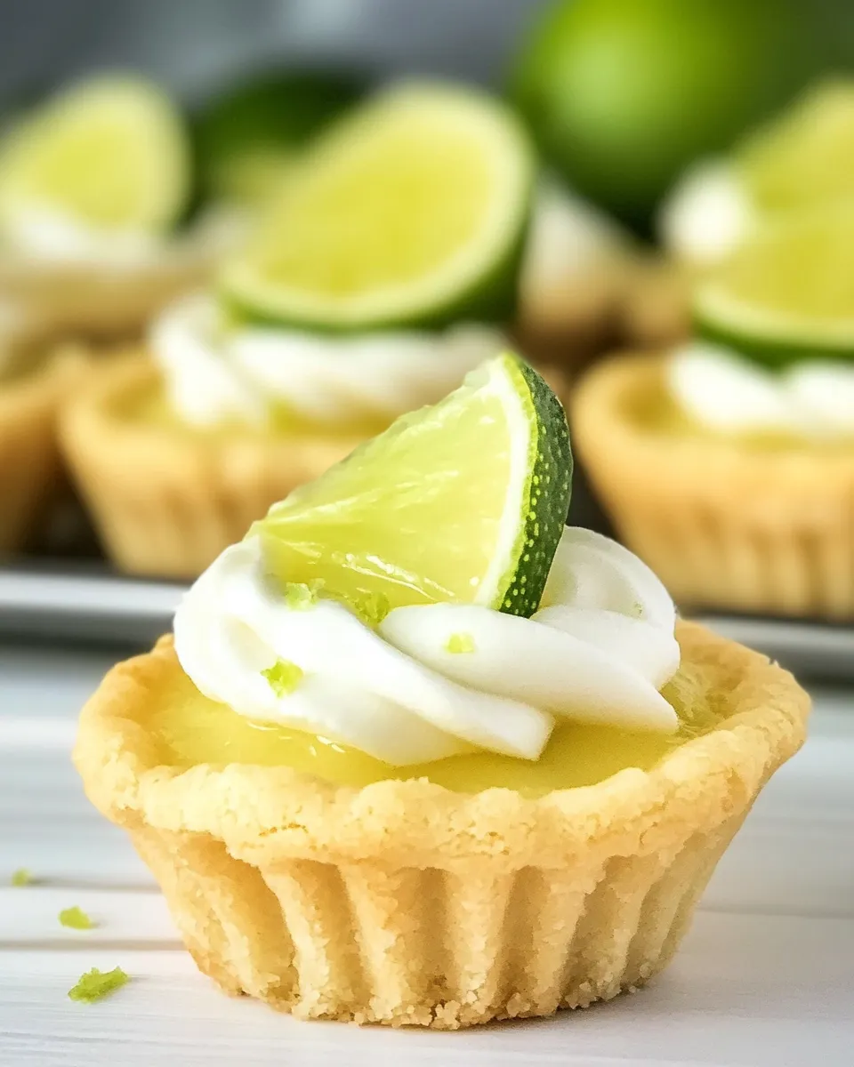 Classic Lime Tarts Cookie Cups image
