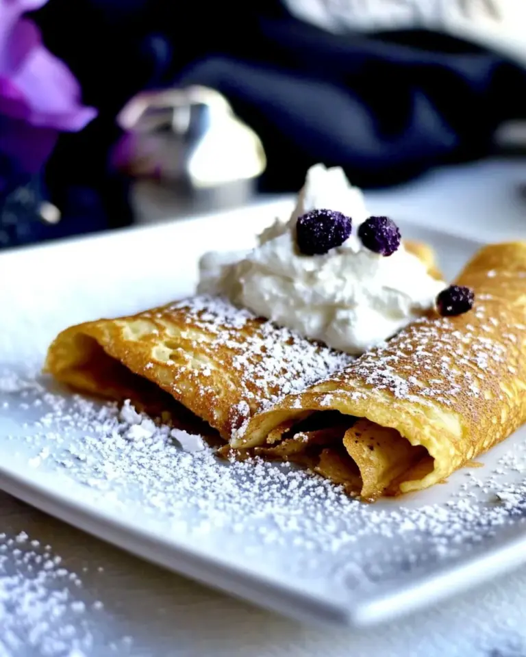 Homemade Low Carb Crepes (Grain-Free) with Ricotta Cream Filling photo
