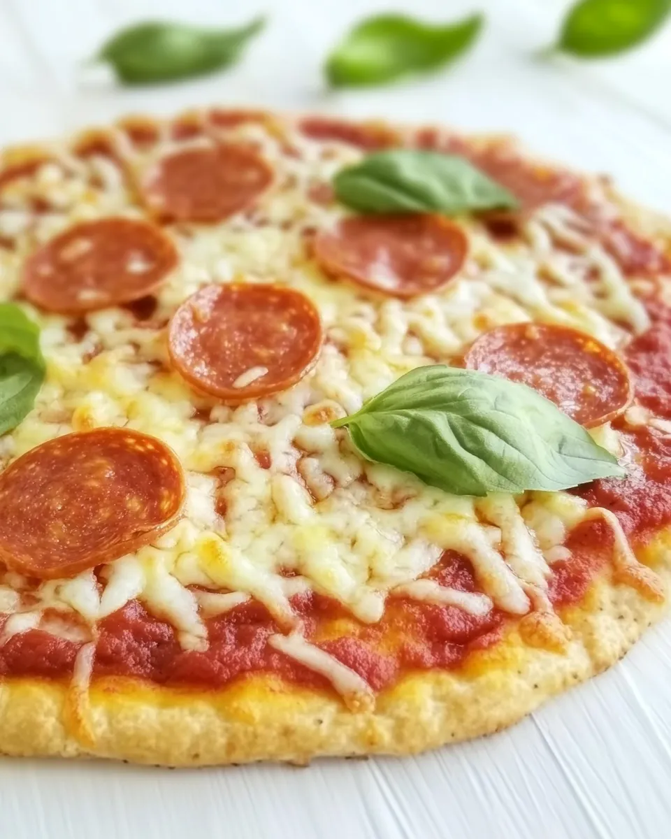 Quick Low Carb Pizza image