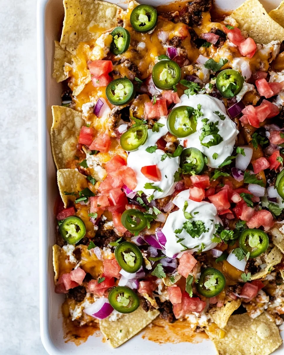 Classic Macho Nachos recipe photo