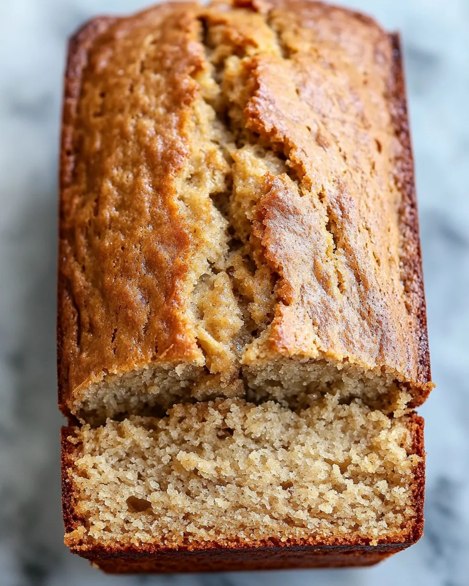 Classic Macro Friendly Banana Bread shot