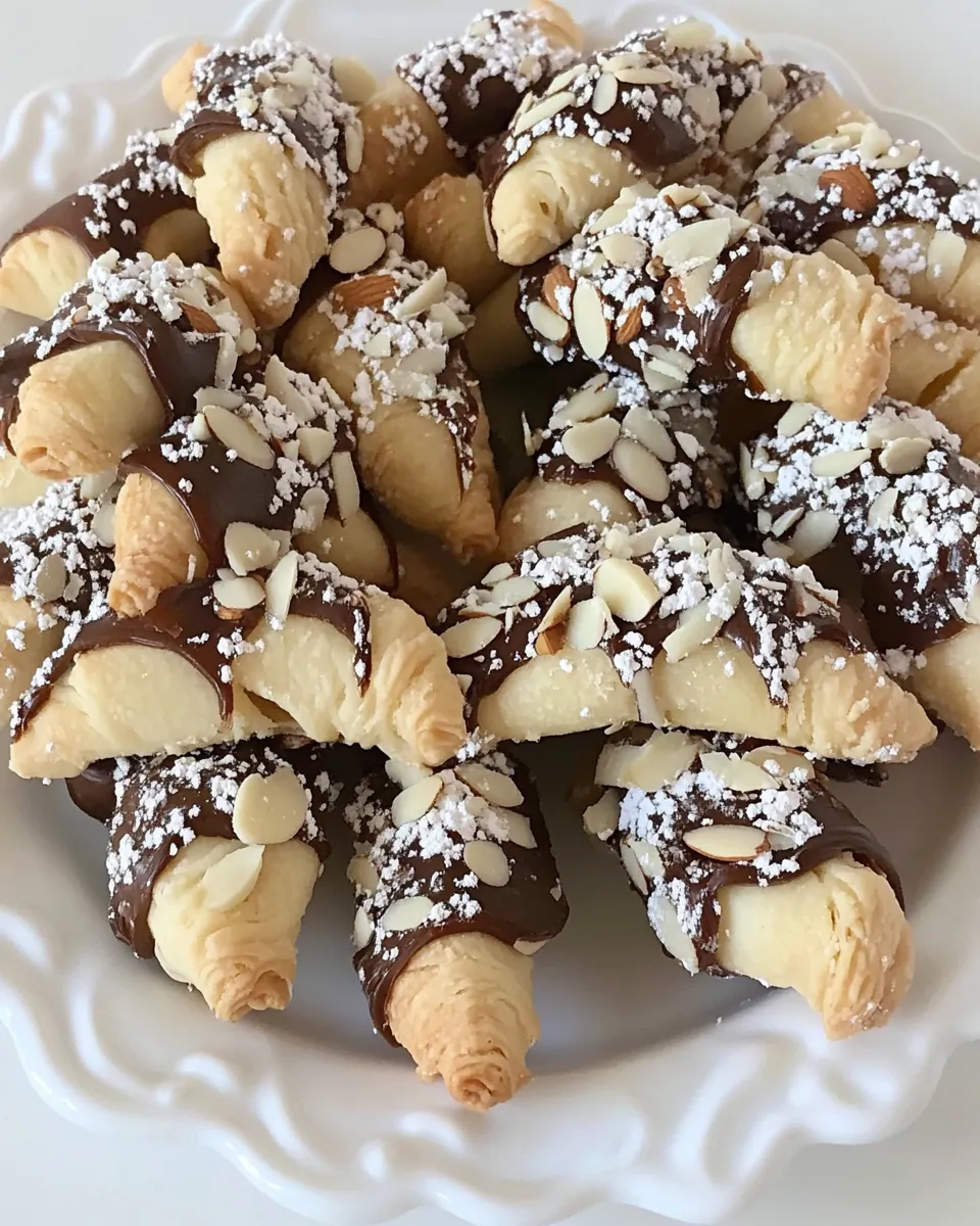 Easy Mandelhrnchen (German Almond Horns) recipe shot
