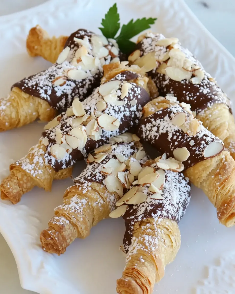 Delicious Mandelhrnchen (German Almond Horns) dish photo