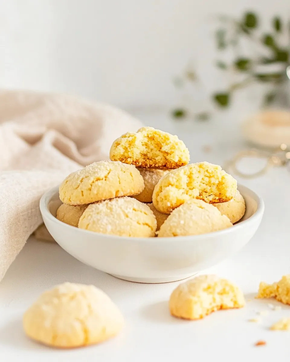 Delicious Mantecaditos (Easy Dominican Butter Cookies) shot