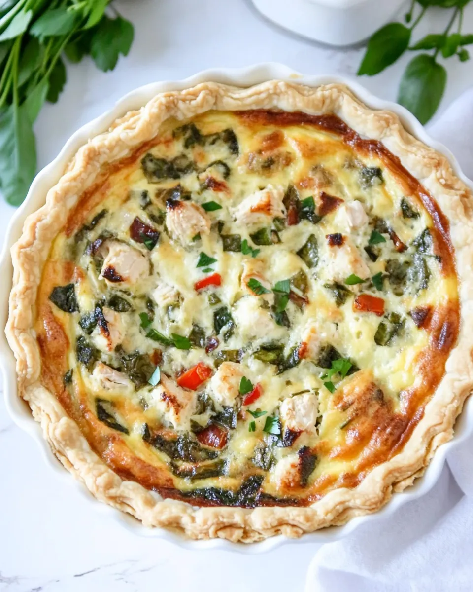 Classic Marry Me Chicken Quiche image